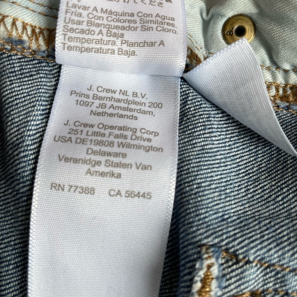 J. Crew Factory Boot Cut Mid Rise Blue Denim Jeans Women's Size 28 - Picture 8 of 9